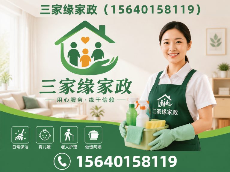 皇姑区三家缘家政展示图